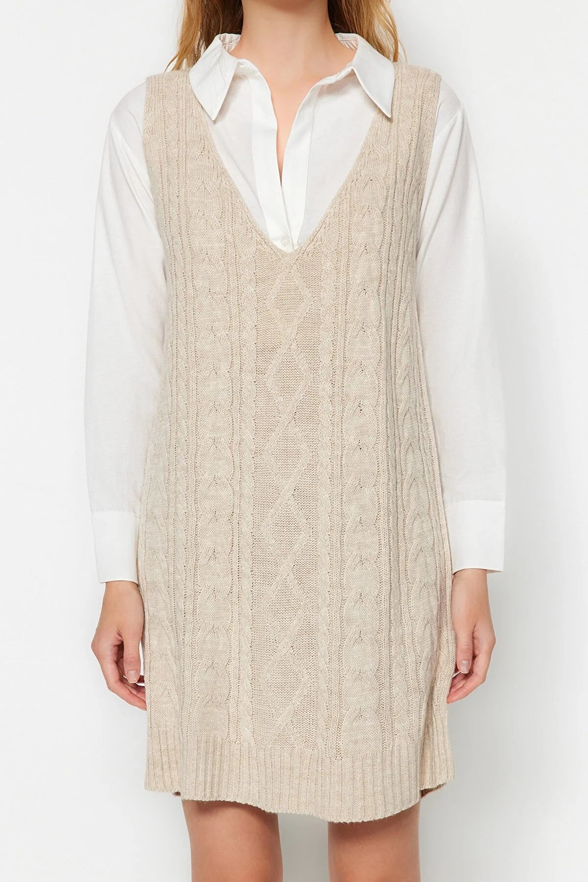 Dress - Beige - Jile