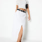 Skirt - White - Maxi