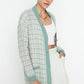 Cardigan - Green - Oversize