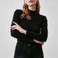 Blouse - Black - Slim fit