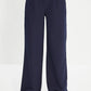 Pants - Dark blue - Wide leg
