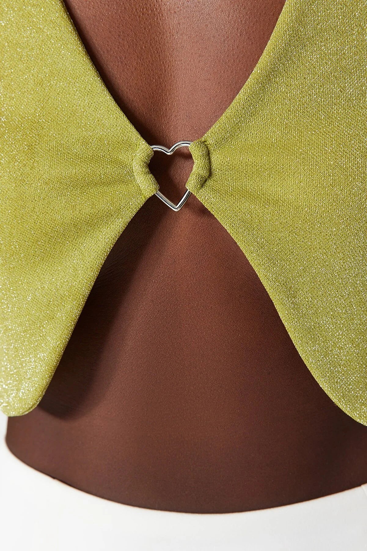 Crop Top - Green - Plain