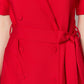 Dress - Red - Blazer dress