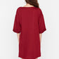 Dress - Burgundy - Shift