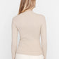 Blouse - Beige - Slim fit