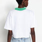 T-Shirt - White - Relaxed fit