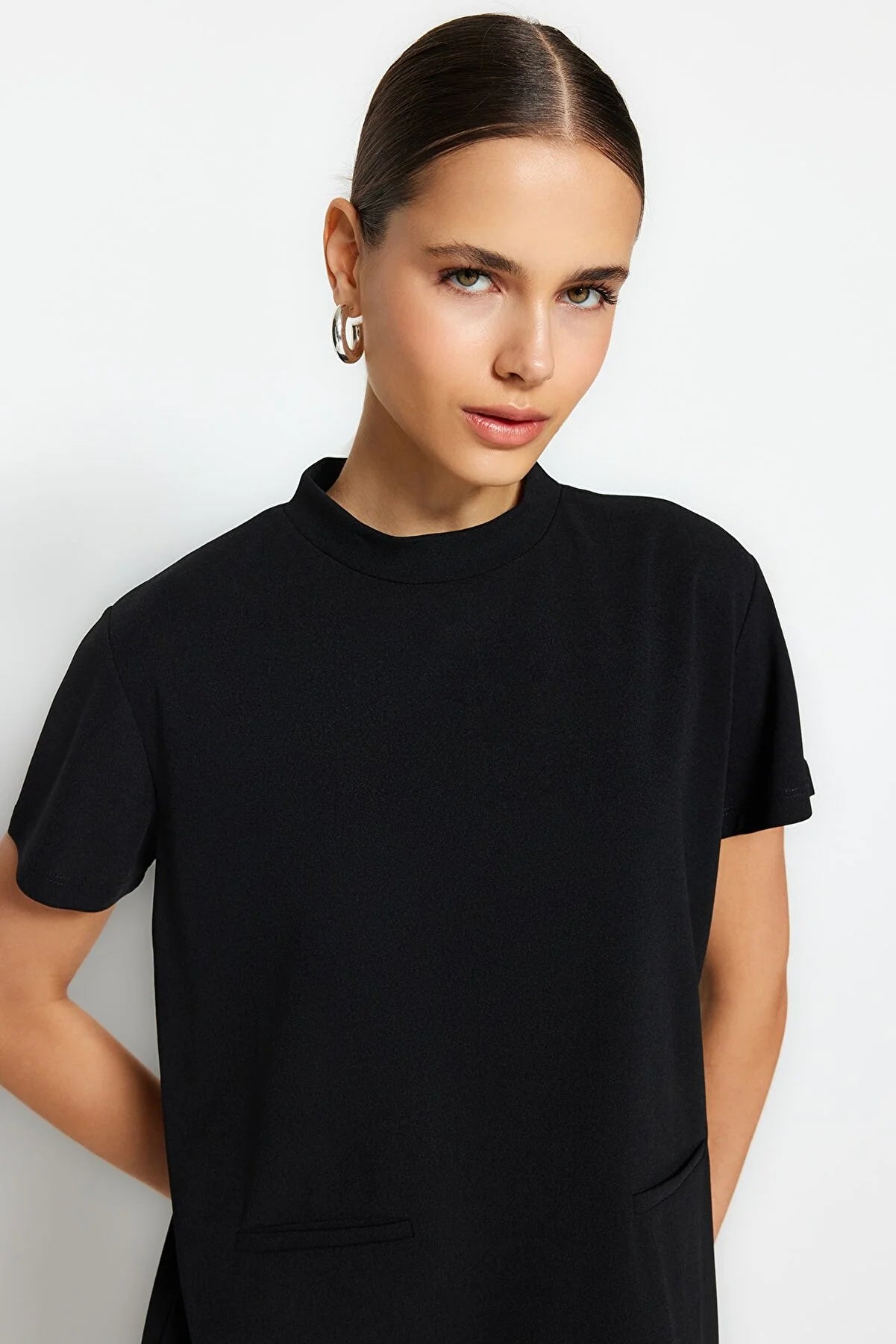 Dress - Black - Shift