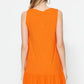 Dress - Orange - Ruffle hem