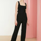 Black Knitted Jumpsuit