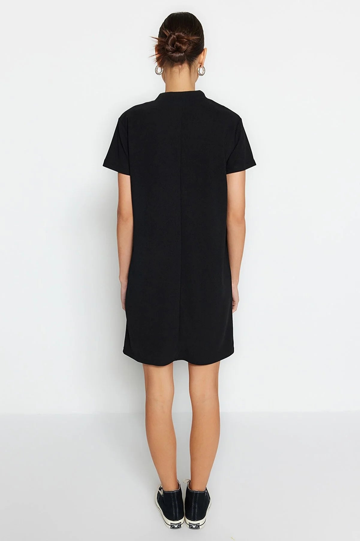 Dress - Black - Shift