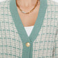 Cardigan - Green - Oversize