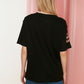 T-Shirt - Black - Boyfriend