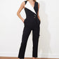 Black Belted Jumpsuit