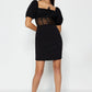 Black Waist Detailed Dress