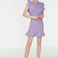 Lilac Ruffle Detailed Dress
