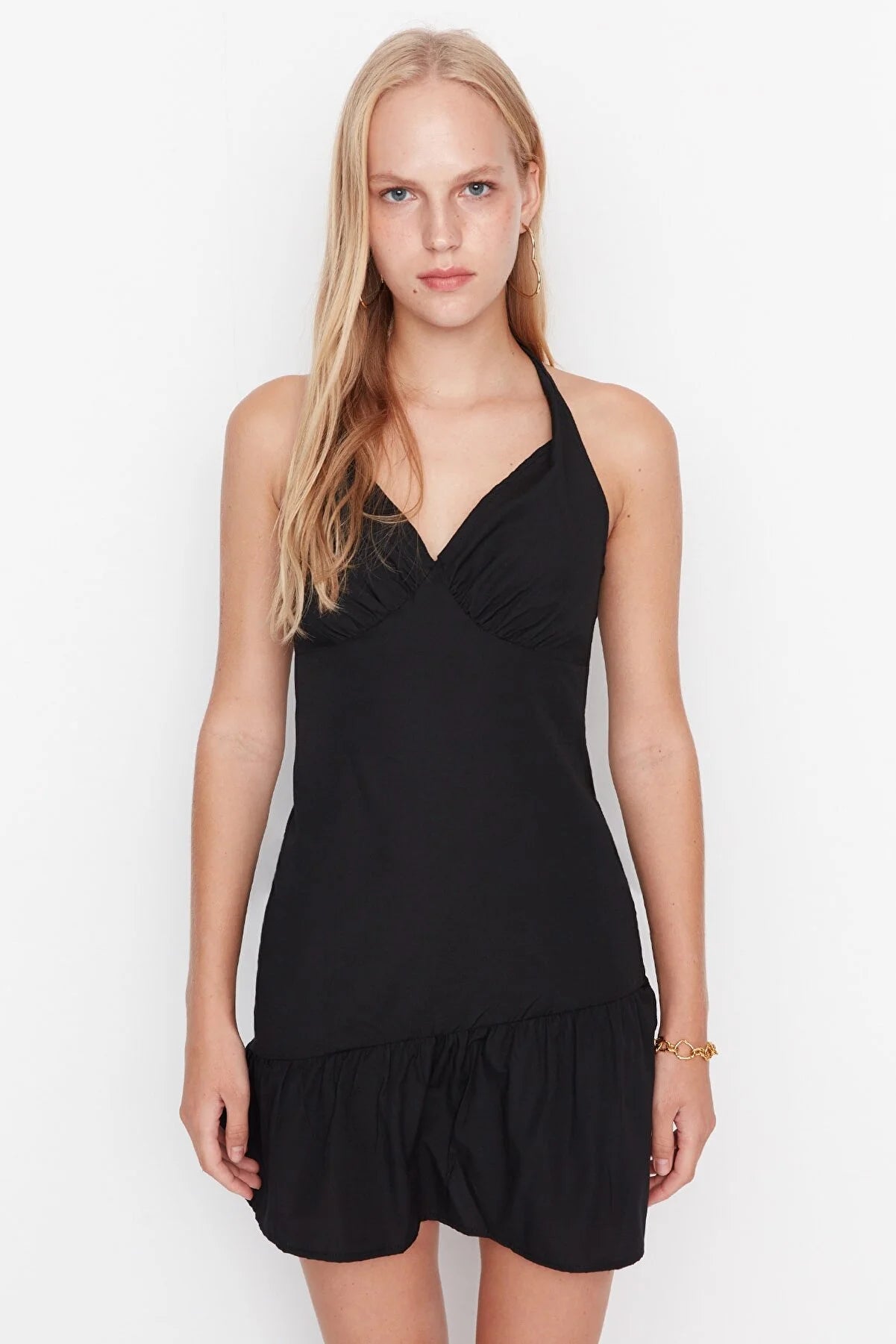 Black Low Back Dress