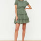 Mint Fabric Textured Dress