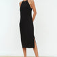Black Halter Neck Dress
