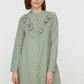 Q Green Ruffle Detailed Knit Collar