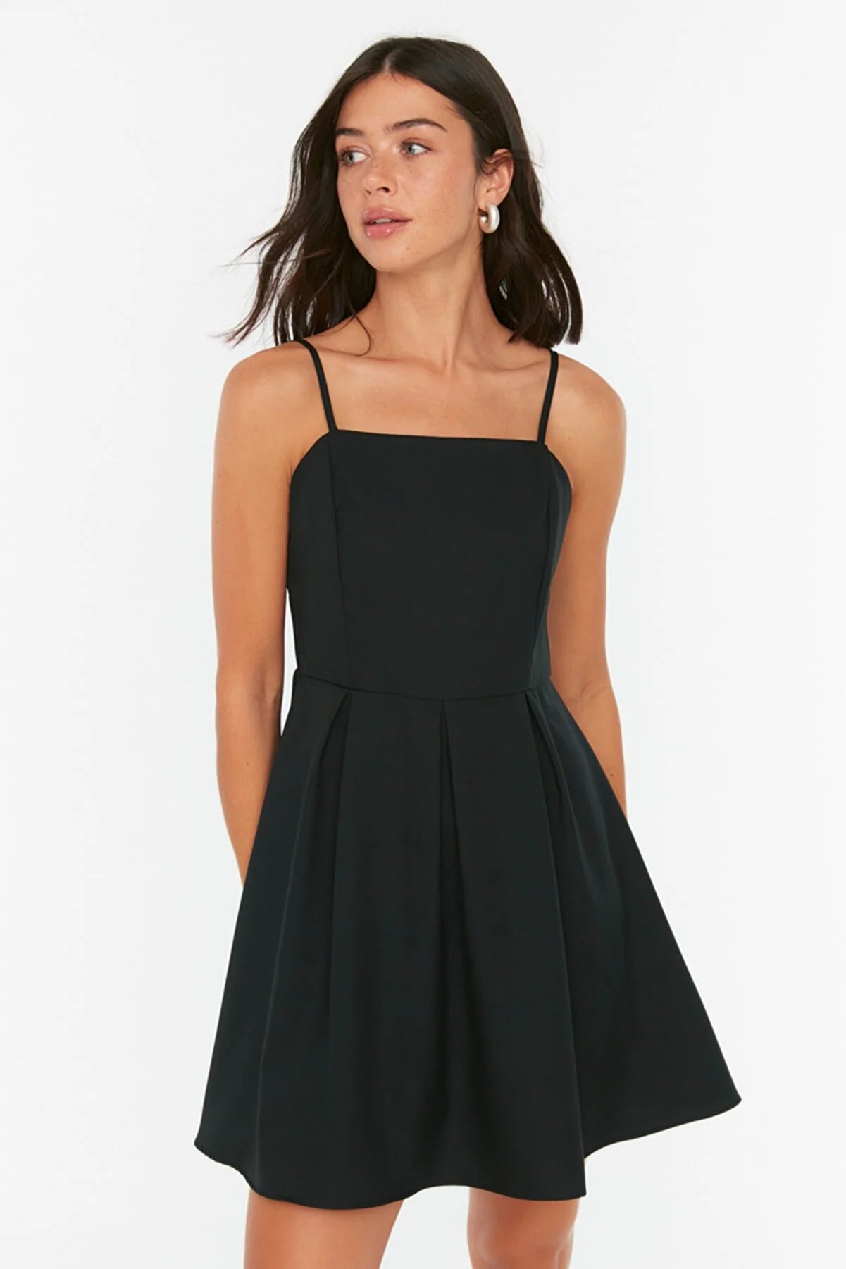 Black Ruffle Dress