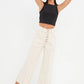 Ecru High Waist Culotte Jeans