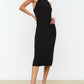 Black Halter Neck Dress