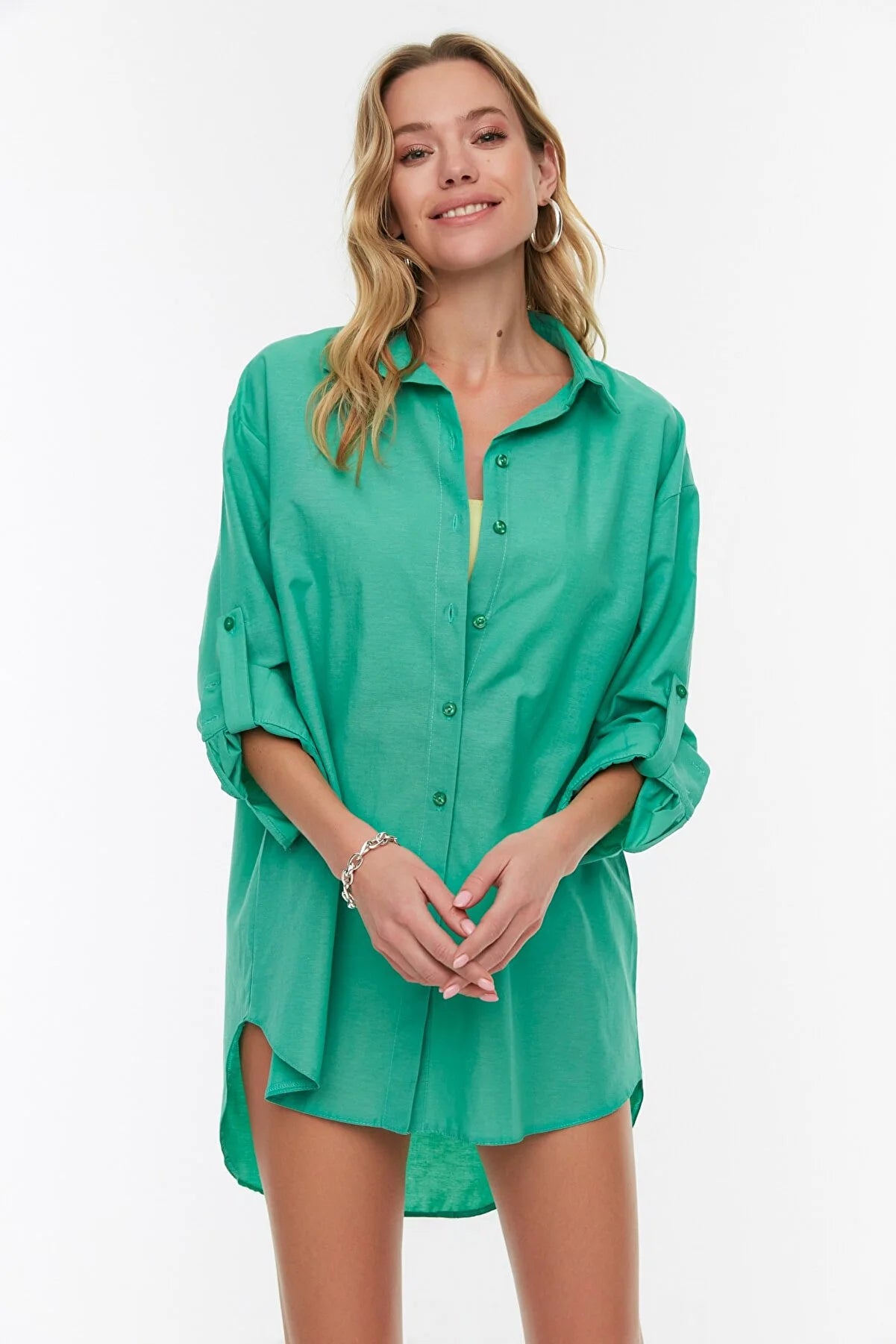 Green Tunic Boy Beach Shirt