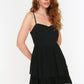Black Ruffle Dress