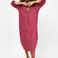 Plum Slit Detailed Beach Dress