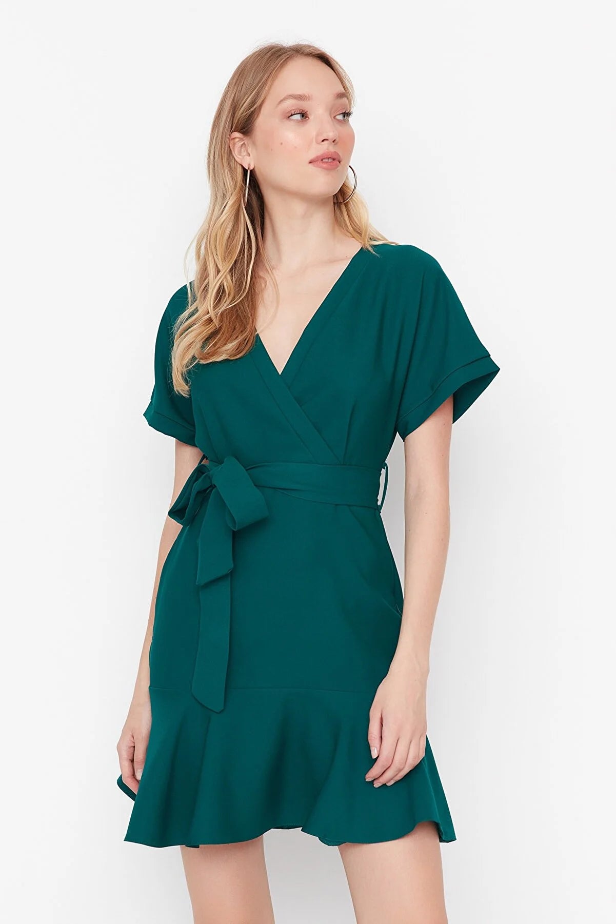 Green Belted Dress