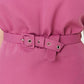 Purple Belted Dress