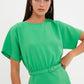 Green Belted Dress