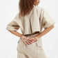 Mink Belted Buttoned Jumpsuit