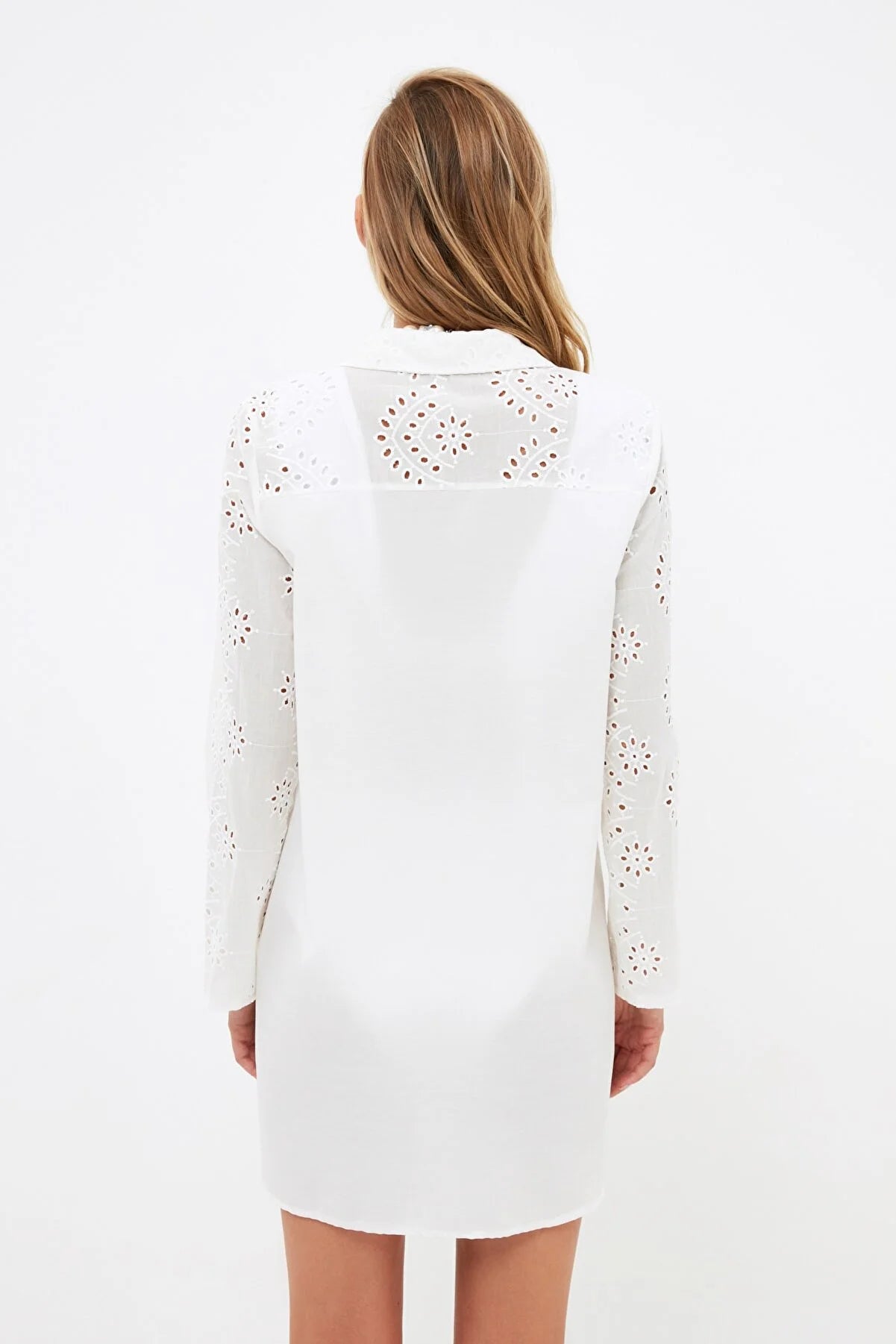 White Embroidered Shirt