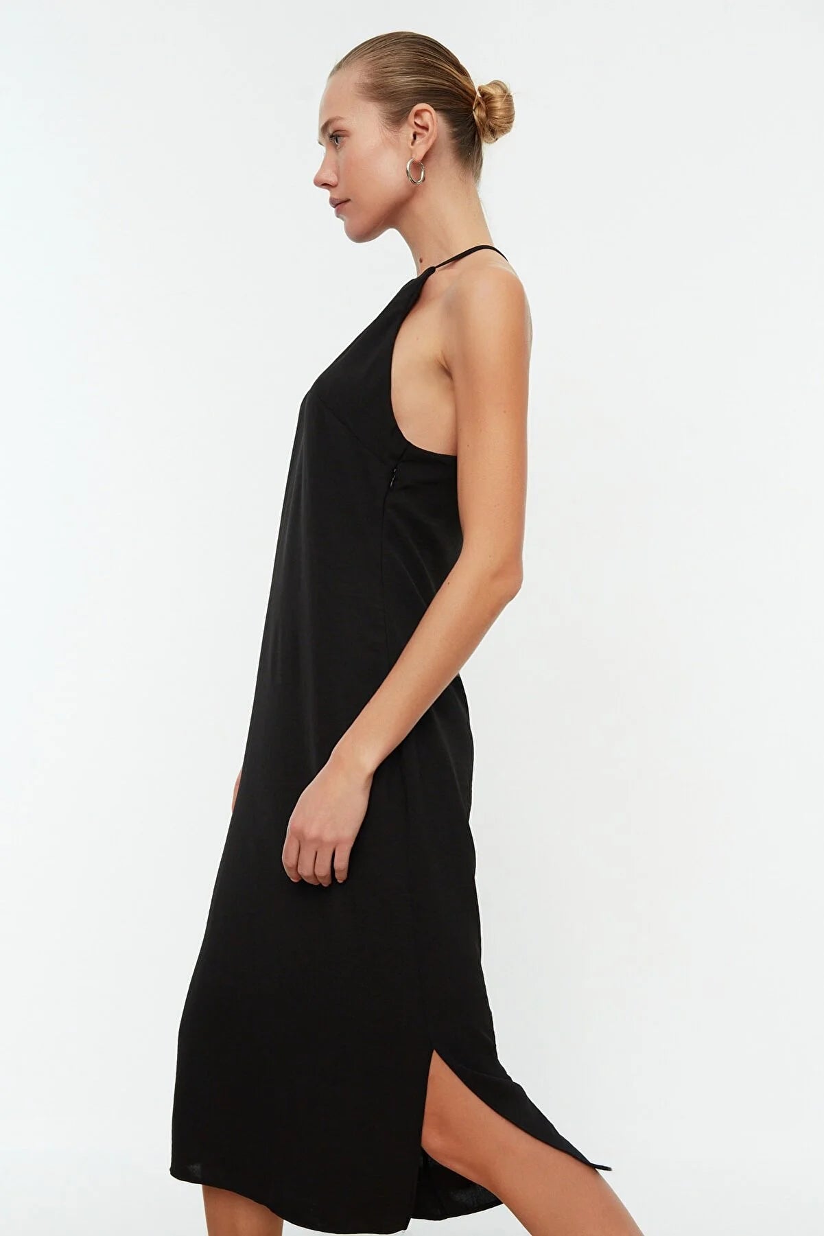 Black Halter Neck Dress