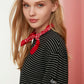 Black Striped Loose Knitted T-Shirt