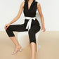 Black Belted Jumpsuit
