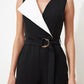 Black Belted Jumpsuit