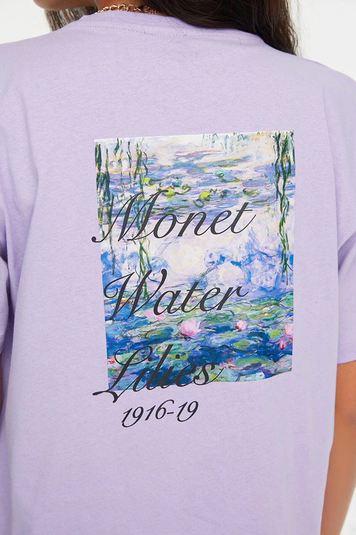 Lila Monet Licensed Printed Boyfriend Knitted T-Shirt