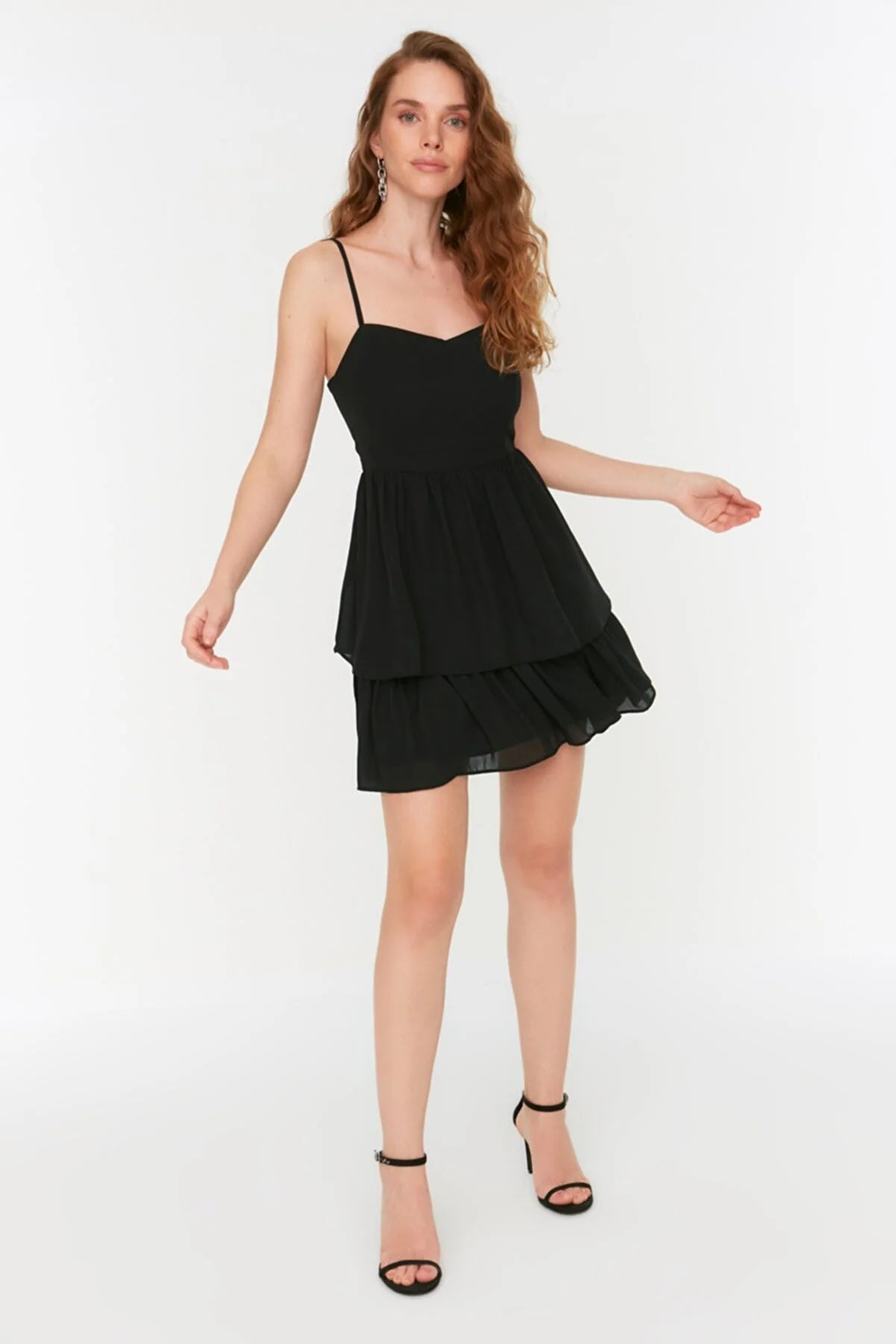 Black Ruffle Dress