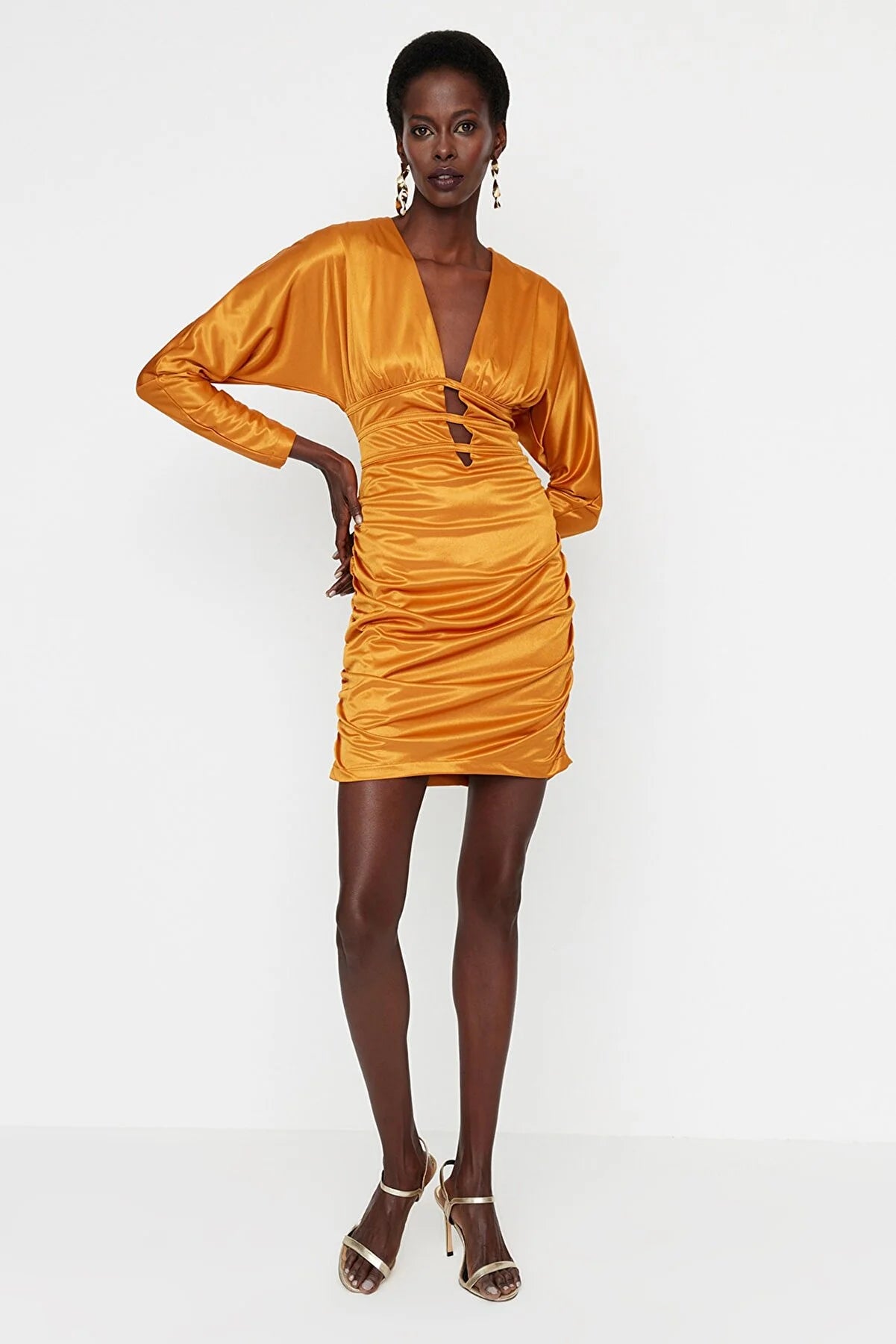 Tile Piping Detailed Dress