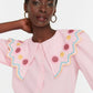 Pink Collar Detailed Shirt