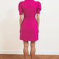 Fuchsia Belted Jacket Dress