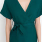 Green Belted Dress