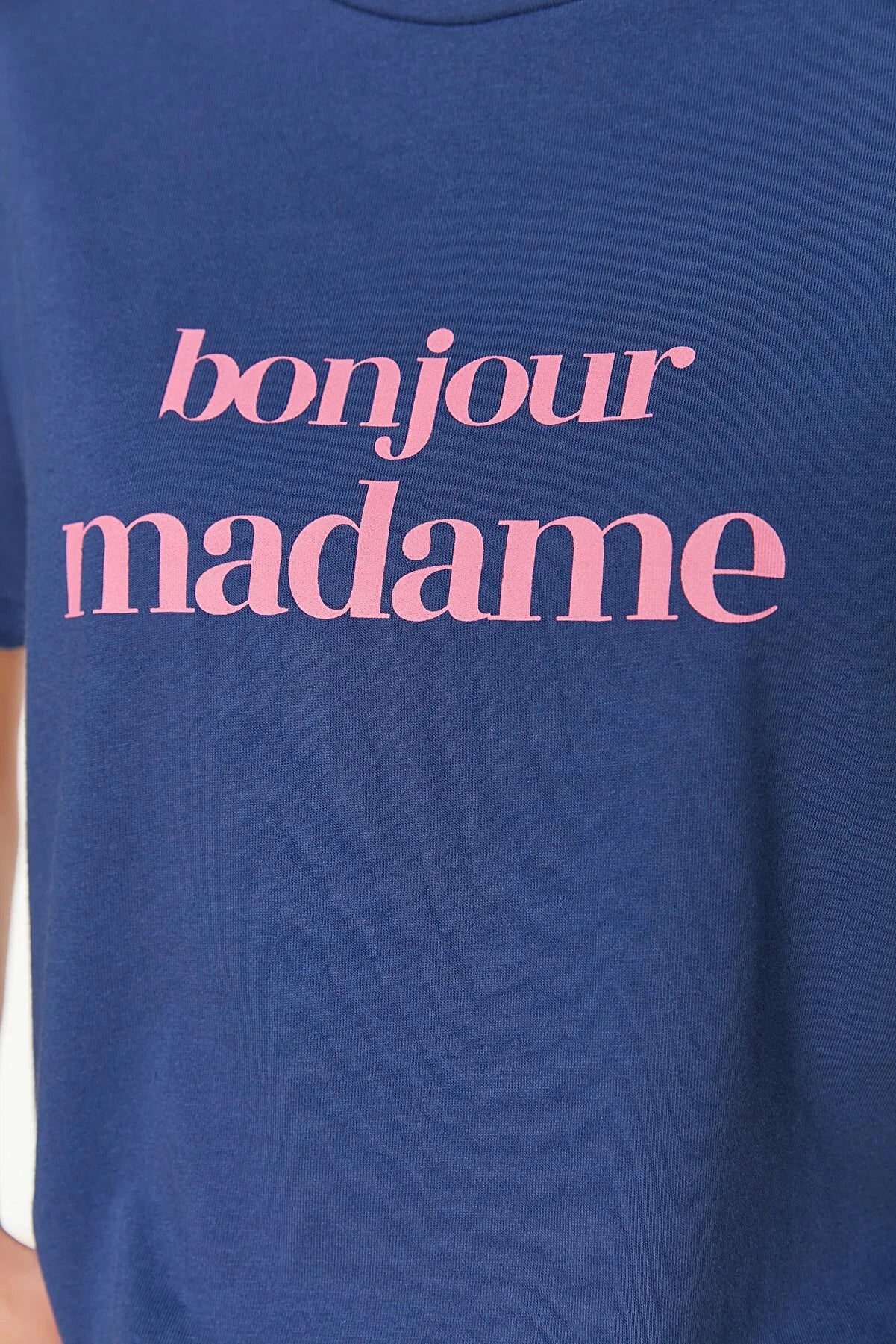 Printed Semi-fitted Knitted T-Shirt