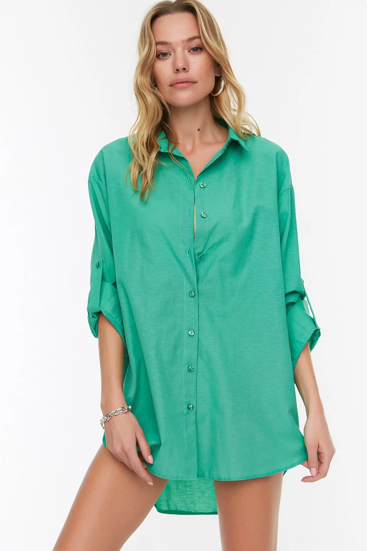 Green Tunic Boy Beach Shirt