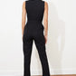 Black Belted Jumpsuit