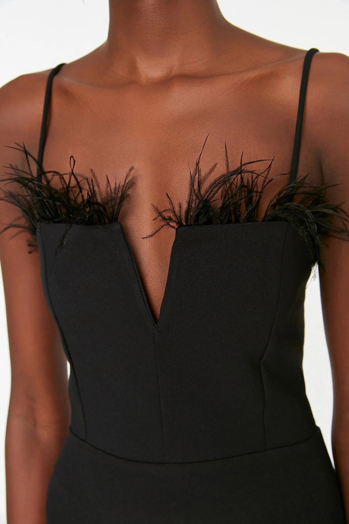 Black Otrish Detailed Dress