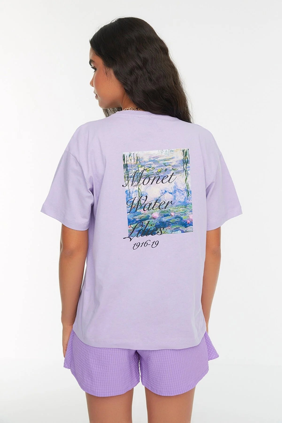 Lila Monet Licensed Printed Boyfriend Knitted T-Shirt