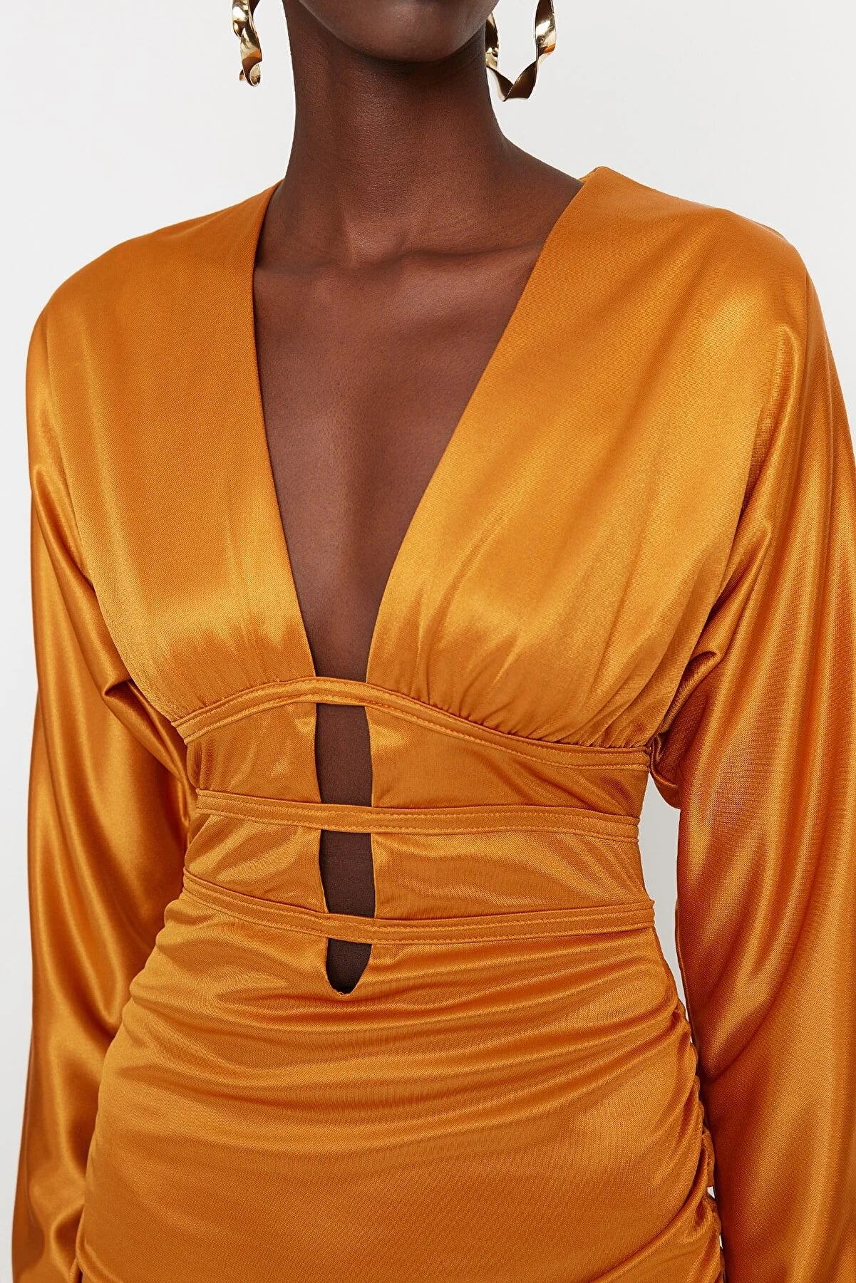 Tile Piping Detailed Dress